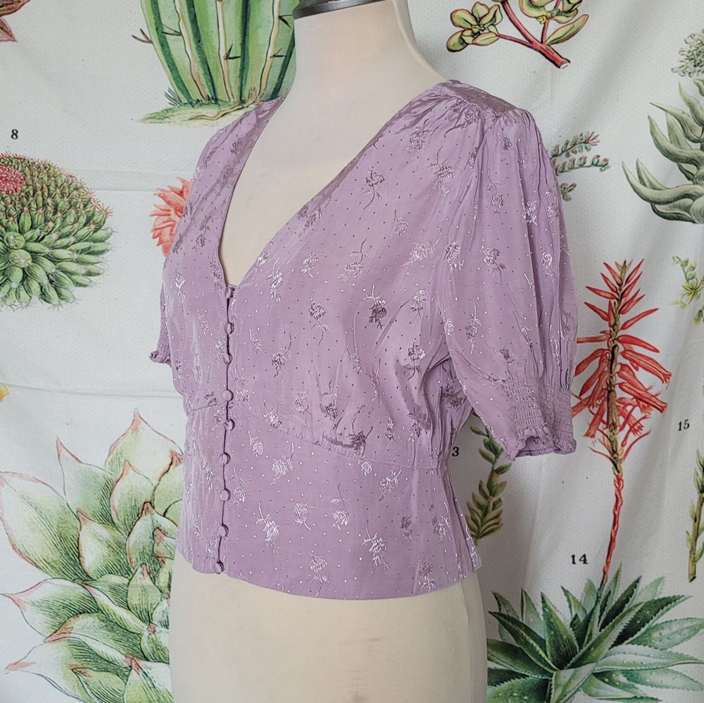 Purple blouse